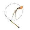 S72befaff988a42b09d2a8baffb5f763ca.webp Interactive Cat Feather Toy - Suction Cup Mounted with Replaceable Feathers