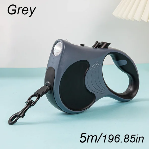 5m Automatic Retractable Dog Leash LED Luminous rechargeable For Medium Large Dogs Cats Retractable Durable Pet Supplies Leash