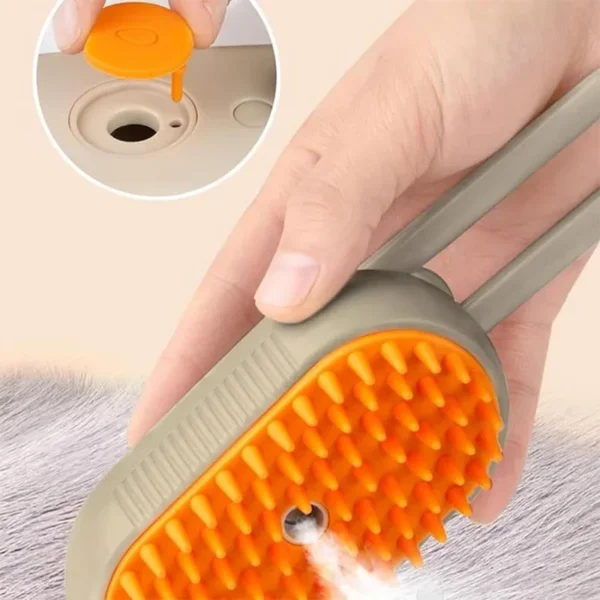 S79e356f428ca458da1336a0da7cb1571X.webp USB Rechargeable Pet Grooming Brush - 3-in-1 Steam, Massage & Hair Removal