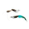 S79f27cb49a28490189049d91f07cd8a0c.webp Interactive Cat Feather Toy - Suction Cup Mounted with Replaceable Feathers