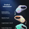 LED Retractable Dog Leash - Illuminated Roulette Leash with 3M/5M Options