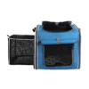 Dog or Cat Bike Basket Expandable Soft Sided Pet Carrier Backpack with 4 Open Doors Foldable Dog Bike Carrier