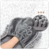 S805ef5dd10c943129682da53704ada38L.webp Quick-Dry Pet Bath Towel - Super Absorbent Chenille Robe with Hand Pockets
