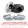 Felt Donut Cat Bed - 2-in-1 Convertible Tunnel & Lounge