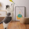 S80c67ba41376422a83061625a3a4fba7M.webp Interactive Cat Feather Toy - Suction Cup Mounted with Replaceable Feathers