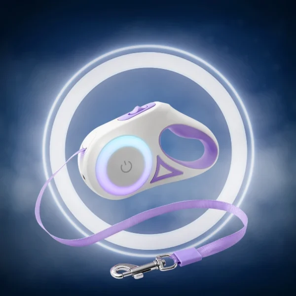 LED Retractable Dog Leash - Illuminated Roulette Leash with 3M/5M Options