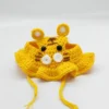 S8521e5bbbe204cd883934113de6d3680L.webp Cute Cat Hat Funny Pets Party Cosplay Headwear Delicate Hemming Pendant Decor Elasticity Knitted Hat Pet Accessories