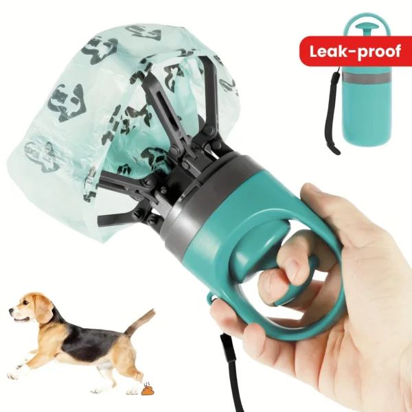 S8580368fffbe4b5a8d2fc36f5a35d1c9e-1.webp Portable Poop Scooper - Handheld Waste Cleaner with Built-in Bag Fecal Dispenser