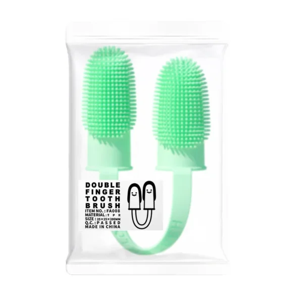 Finger Toothbrush for Pets - Food Grade Silicone Dental Care for Dogs & Cats