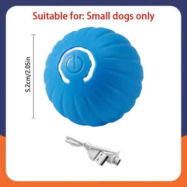 Automatic Moving Dog Ball - Smart Interactive Toy with Random Bouncing