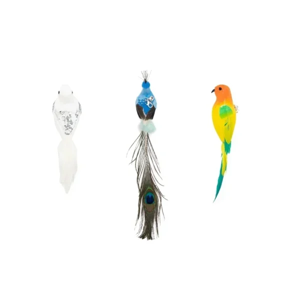 S9074d5b5a59b49a0b482f76561dd5755I.webp Interactive Cat Feather Toy - Suction Cup Mounted with Replaceable Feathers