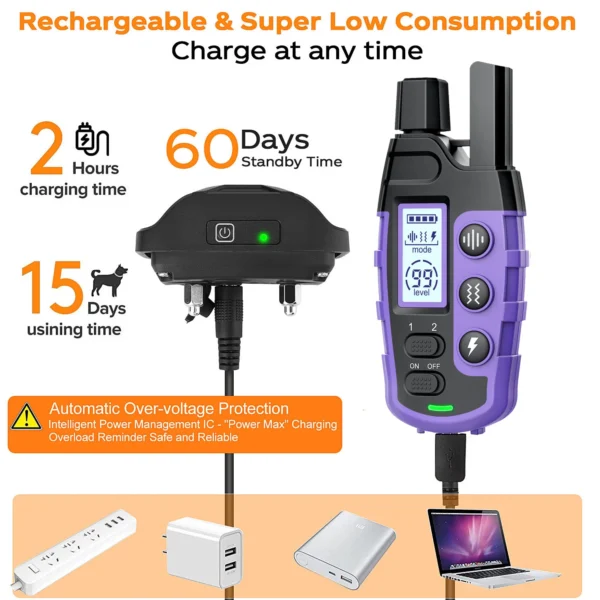 S9615de03053e4b9da7790f1ed01d7429Z.webp Dog Training Collar - Long Range Remote for 5-120lb Dogs