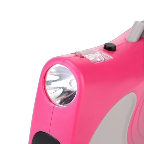 5m Automatic Retractable Dog Leash LED Luminous rechargeable For Medium Large Dogs Cats Retractable Durable Pet Supplies Leash