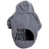 Hooded Pet Jacket - Dog Face Wind Coat Hoodie for Small to Large Dogs