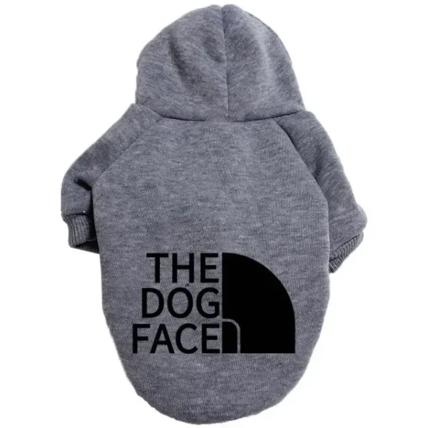Hooded Pet Jacket - Dog Face Wind Coat Hoodie for Small to Large Dogs