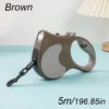 5m Automatic Retractable Dog Leash LED Luminous rechargeable For Medium Large Dogs Cats Retractable Durable Pet Supplies Leash