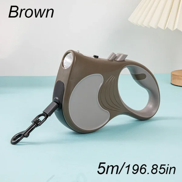 5m Automatic Retractable Dog Leash LED Luminous rechargeable For Medium Large Dogs Cats Retractable Durable Pet Supplies Leash