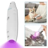 USB Rechargeable Dog Nail Grinder - Quiet Electric Claw Trimmer with 2 Speeds