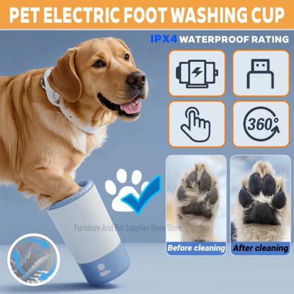 Sa736ae149eb94865b9dd979ac5dc66e3n.webp Electric Paw Cleaner - USB Rechargeable Automatic Paw Washer