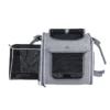 Dog or Cat Bike Basket Expandable Soft Sided Pet Carrier Backpack with 4 Open Doors Foldable Dog Bike Carrier