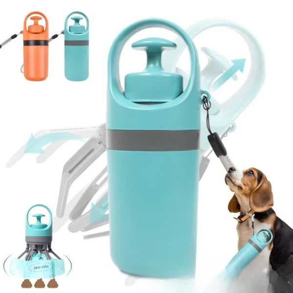Saae43ea03c1546c0936a3068692e1f70q.webp Portable Poop Scooper - Handheld Waste Cleaner with Built-in Bag Fecal Dispenser