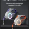 LED Retractable Dog Leash - Illuminated Roulette Leash with 3M/5M Options