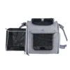 Dog or Cat Bike Basket Expandable Soft Sided Pet Carrier Backpack with 4 Open Doors Foldable Dog Bike Carrier