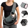 Foldable Pet Carrier Bag - Breathable Shoulder Bag for Small Dogs & Cats