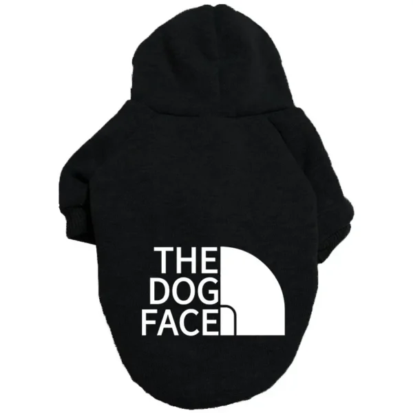 Hooded Pet Jacket - Dog Face Wind Coat Hoodie for Small to Large Dogs