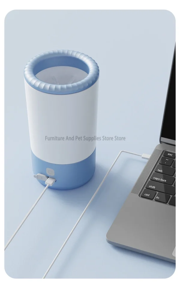 Sc155970b0f2a4046bda5783e7a2660d2r.webp Electric Paw Cleaner - USB Rechargeable Automatic Paw Washer