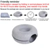 Felt Donut Cat Bed - 2-in-1 Convertible Tunnel & Lounge