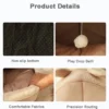 Enclosed Cat Cave Bed - Hooded Donut Design with Non-Slip Base
