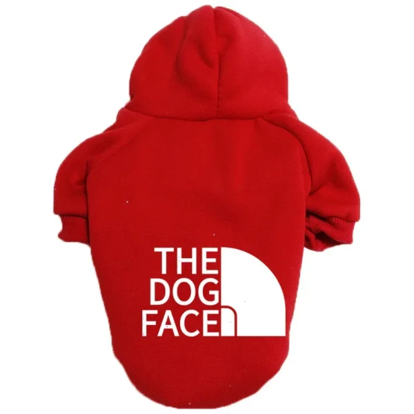 Hooded Pet Jacket - Dog Face Wind Coat Hoodie for Small to Large Dogs