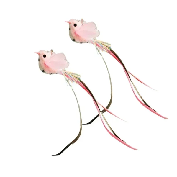 Sc59a4368a3154979911eeb8569b69d56M.webp Interactive Cat Feather Toy - Suction Cup Mounted with Replaceable Feathers