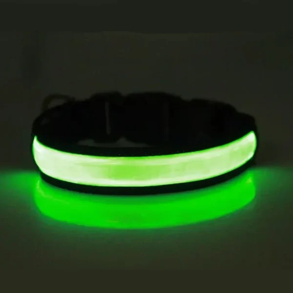 Sc6c2c49f54cb42d4a0bd108147bd7cf6L.webp LED Luminous Dog Collar Adjustable Flashing USB Charging Glowing Collar Night Light Harness For Big Medium Small Dogs Pet Items