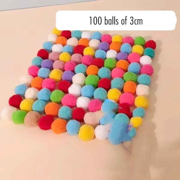 Cat Ball Launcher Toy - Plush Balls with Shooting Gun