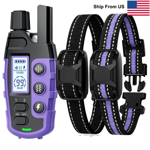 Sce5329026e4d47ab811f945dfc1b75bde.webp Dog Training Collar - Long Range Remote for 5-120lb Dogs