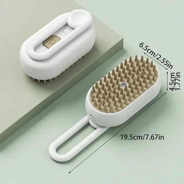 Scfb935a6bd8646208e52005e0802028fP.webp USB Rechargeable Pet Grooming Brush - 3-in-1 Steam, Massage & Hair Removal
