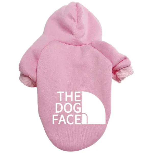 Hooded Pet Jacket - Dog Face Wind Coat Hoodie for Small to Large Dogs