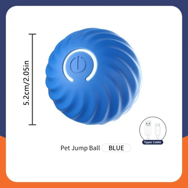Automatic Moving Dog Ball - Smart Interactive Toy with Random Bouncing