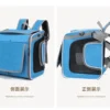 Dog or Cat Bike Basket Expandable Soft Sided Pet Carrier Backpack with 4 Open Doors Foldable Dog Bike Carrier