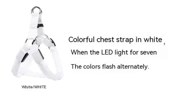 Sdafbf970195e47928f998bdfdf43b770B.webp LED Glow Dog Harness - Reflective No-Pull Harness with 3 Light Modes