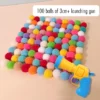 Cat Ball Launcher Toy - Plush Balls with Shooting Gun