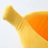 Banana Cat Bed - Cute Fruit-Shaped Pet Bed with Thick Cushion
