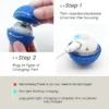 Automatic Moving Dog Ball - Smart Interactive Toy with Random Bouncing