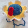 Se90604e39f5343eaa69e306a8d4bff9bb.webp Cute Cat Hat Funny Pets Party Cosplay Headwear Delicate Hemming Pendant Decor Elasticity Knitted Hat Pet Accessories