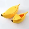 Banana Cat Bed - Cute Fruit-Shaped Pet Bed with Thick Cushion