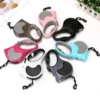 5m Automatic Retractable Dog Leash LED Luminous rechargeable For Medium Large Dogs Cats Retractable Durable Pet Supplies Leash