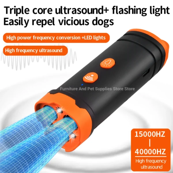Sedf63fd5b51542afa48676473bff3673p.webp Ultrasonic Dog Training Device - Anti-Bark Deterrent with LED Flashlight