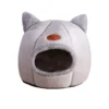 Sef32d1daaca64230a5584a4dfc106ca1h.webp Cat Head Cat House - Semi-Closed Sleep Cave with Non-Slip Base